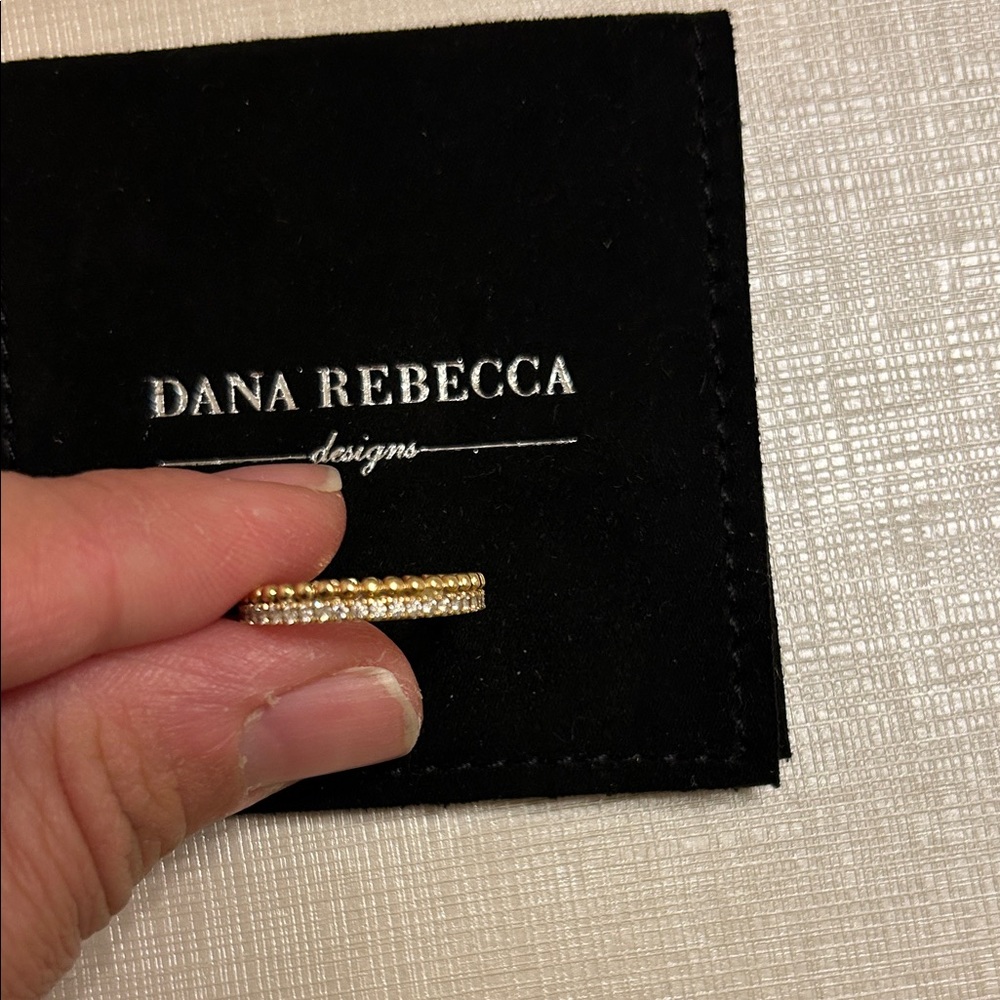Dana Rebecca poppy Rae diamond pebble Ring